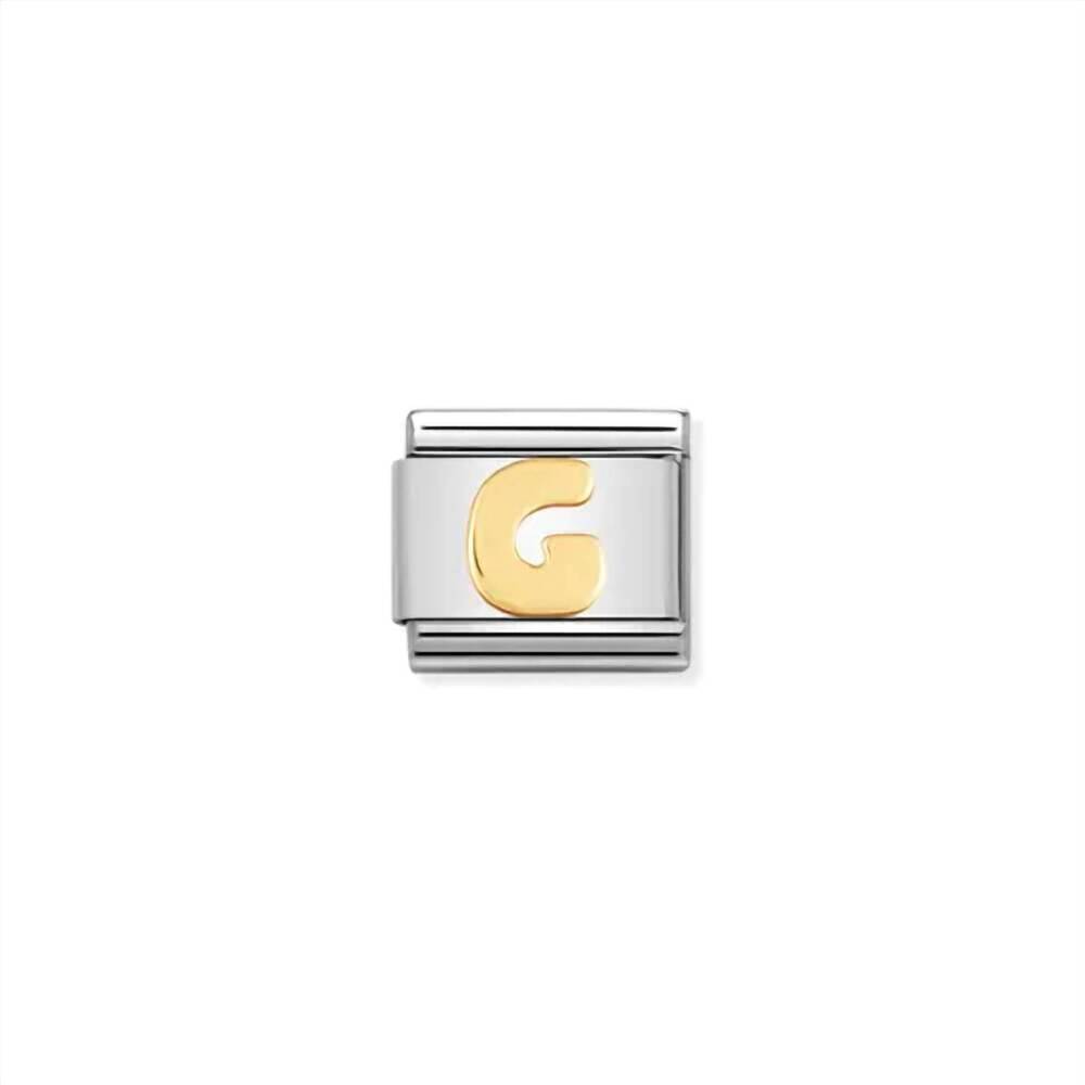NEW NOMINATION unisex letters links bracelet in g